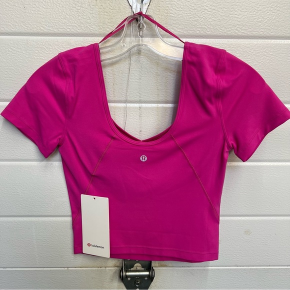 NWT Lululemon Align T-Shirt - Sonic Pink - Picture 7 of 9